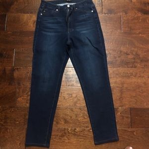 Kancan jeans, hemmed, worn once